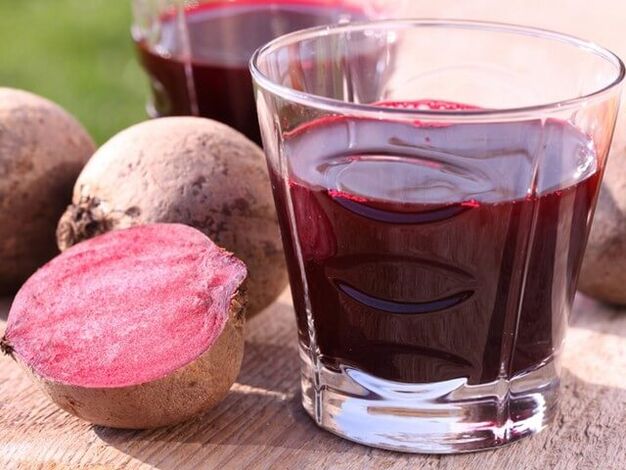 Jus buah bit segar merupakan minuman obat cacing untuk ibu hamil